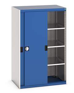 Bott Cubio Cupboard with Sliding Doors 1600H x1050Wx650mmD Bott Cubio Sliding Solid Door Cupboards with shelves and drawers 1600mm high option available 29/40021214.11 Bott Cubio Cupboard with Sliding Doors 1600H x1050Wx650mmD.jpg